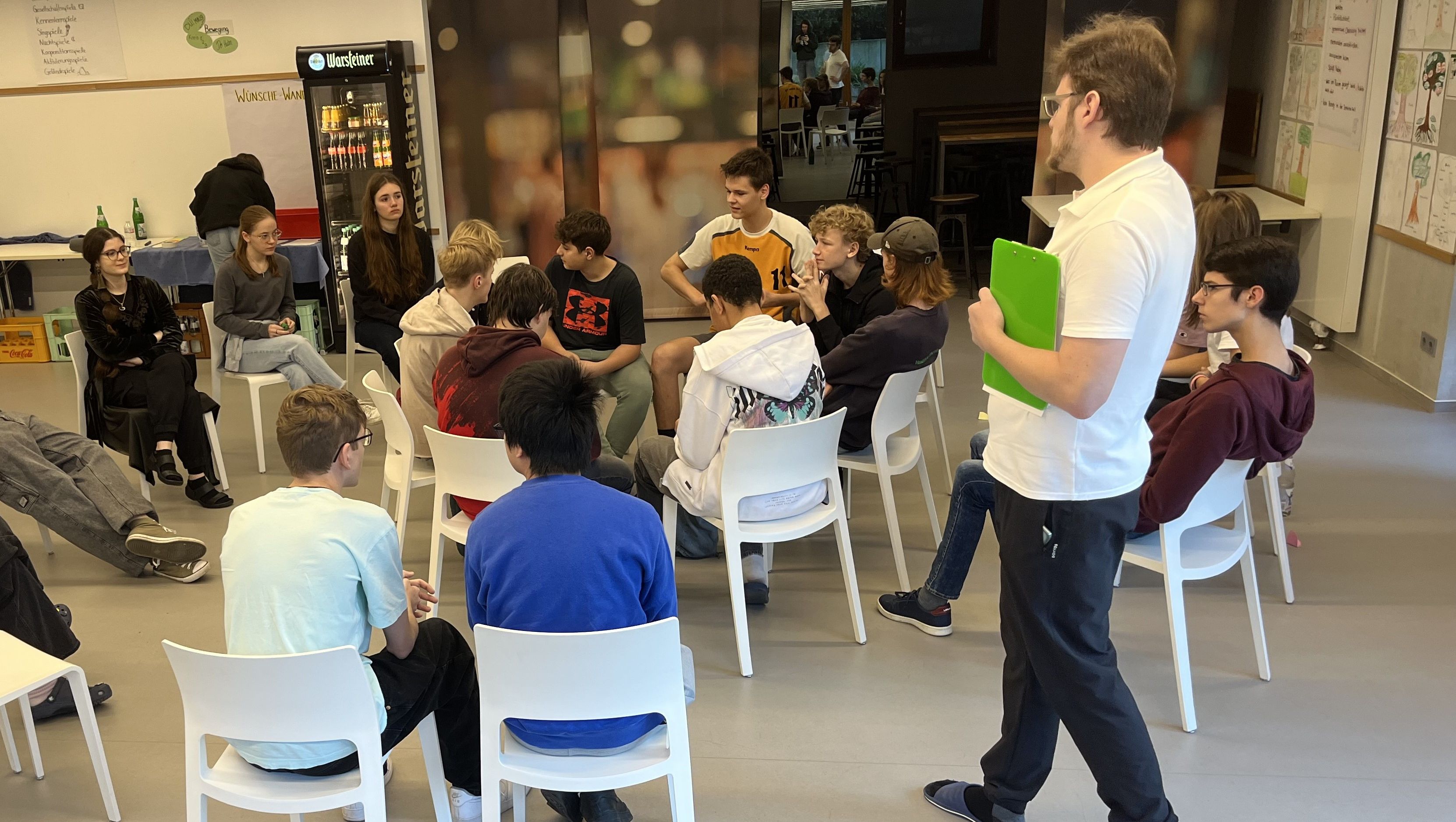 Schulungen zum Thema Prävention; Foto: evdus